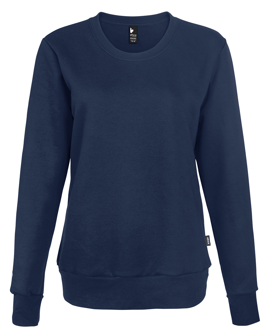 Shark Tee Womens Sweatshirt Pullover Crop Logo Florida Beach Navy Blue size  XL